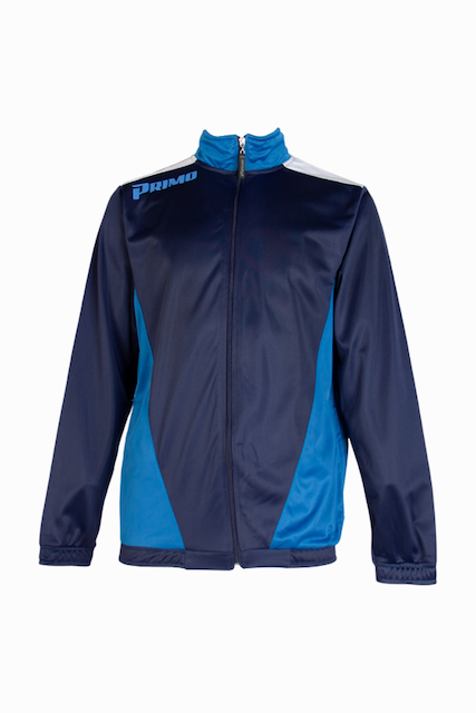 Diagonal Panel Zip Through Triacetate Jacket